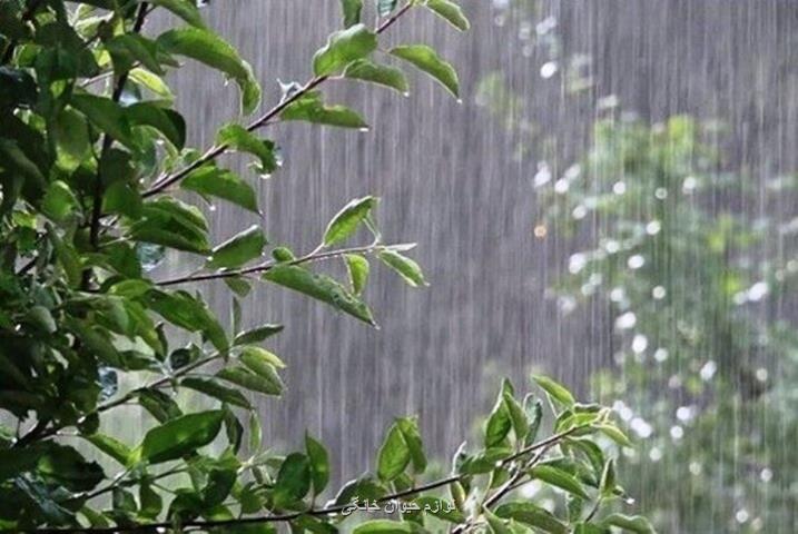 بارش پراکنده باران در بعضی استان ها