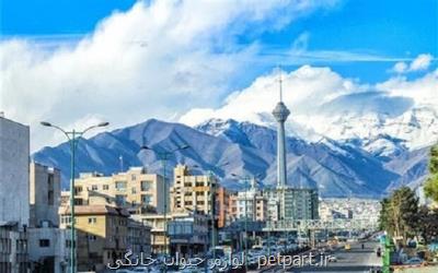 هوای تهران با شاخص ۶۳ سالم می باشد