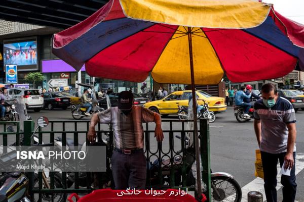 احتمال خیزش گرد و خاك و كاهش كیفیت هوا در تهران