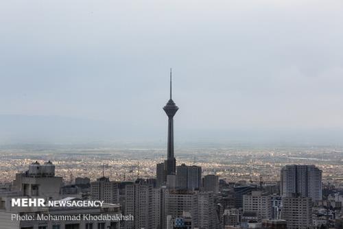 کیفیت هوای تهران در محدوده قابل قبول قرار گرفت