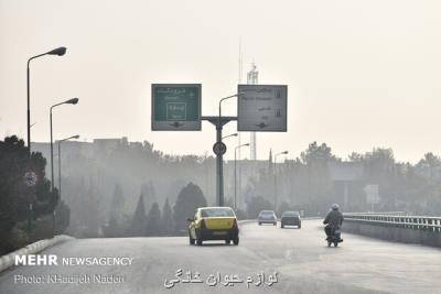 هوای اصفهان و سجزی همچنان ناسالم می باشد