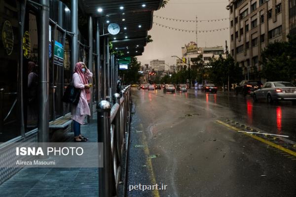 بارش پراكنده در بعضی نقاط كشور