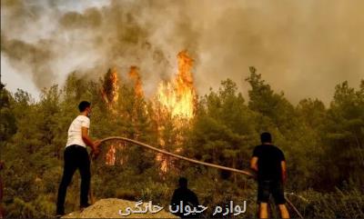 گسترش آتشسوزی های جنگلی در ایتالیا