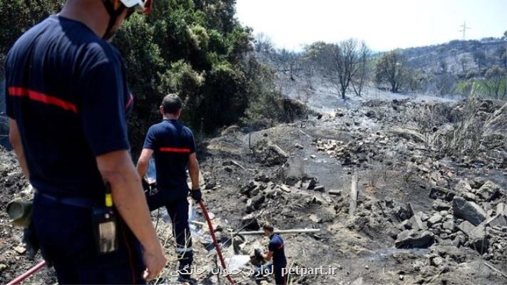 آتش سوزی در یونان ۲۰ خانه را خاکستر کرد