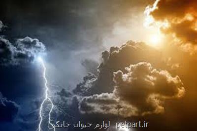 رگبار و رعد و برق در نقاط مختلف کشور