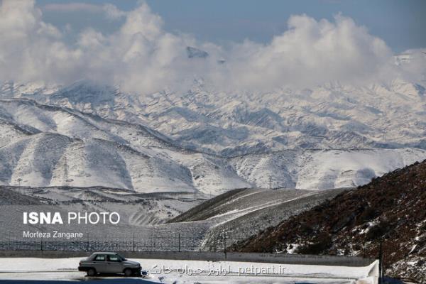 بارش پراکنده برف و باران در ارتفاعات تهران