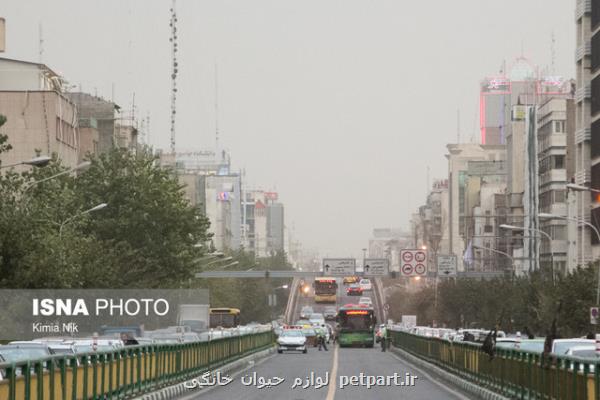 ادامه آلودگی هوای تهران طی ۵ روز آینده