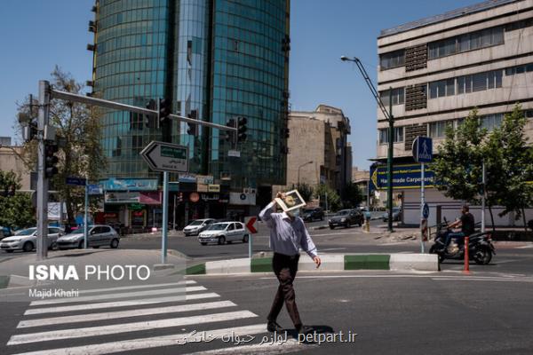 افزایش دمای تهران تا ۴۱ درجه