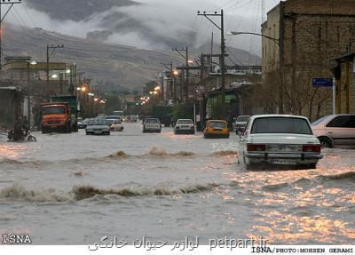 آسمان ۲۵ استان کشور بارانی