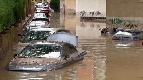 تعطیلی مدارس در پی بارندگی شدید در جنوب شرق اسپانیا