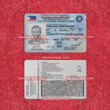 Norway Driver Licence Fake Template
