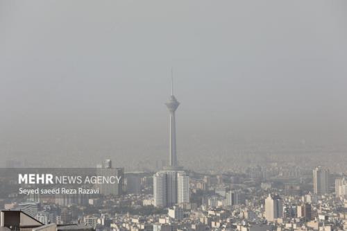 هوای تهران در وضعیت نارنجی و ناسالم می باشد