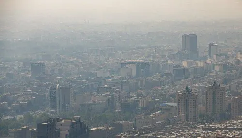 شاخص آلودگی هوای شهرها امروز ۵ آذر