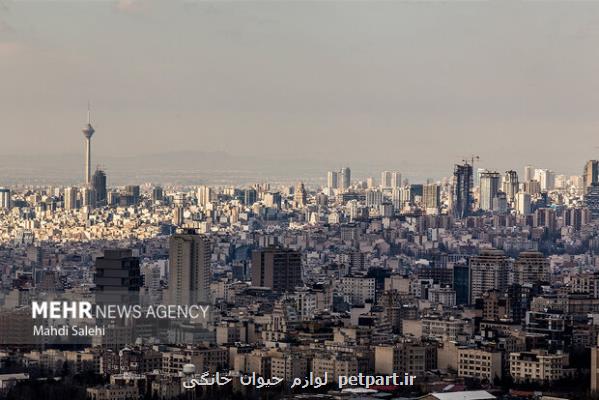 هوای تهران آلوده و در وضعیت نارنجی است