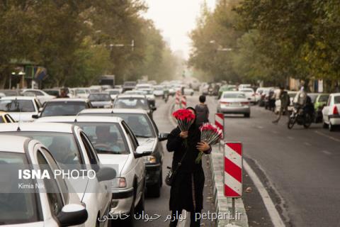 افزایش موقتی غلظت ذرات معلق در هوای تهران