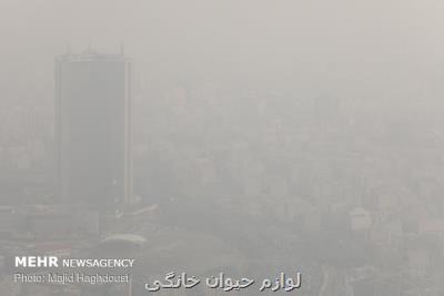 هوای تهران در آستانه شرایط نامطلوب، دوشنبه آلوده در انتظار پایتخت
