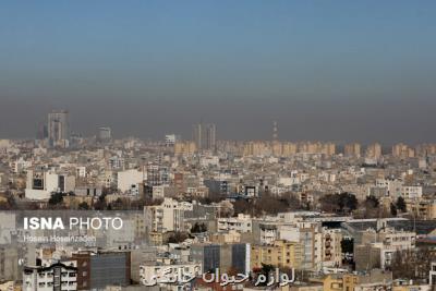 هوای پایتخت امروز برای گروه های حساس ناسالم می باشد