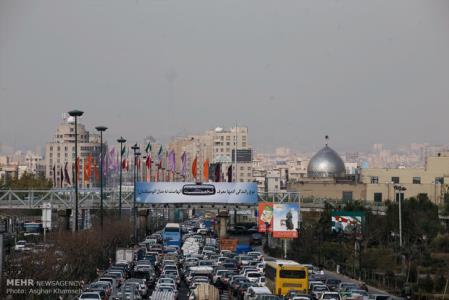 هوای تهران برای گروه های حساس ناسالم می باشد