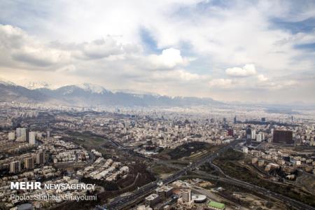 هوای تهران در بیستمین روز از فصل زمستان سالم می باشد