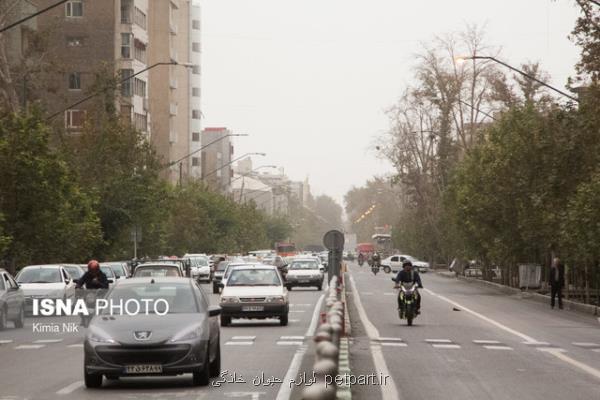 هوای تهران برای حساس ها ناسالم می باشد