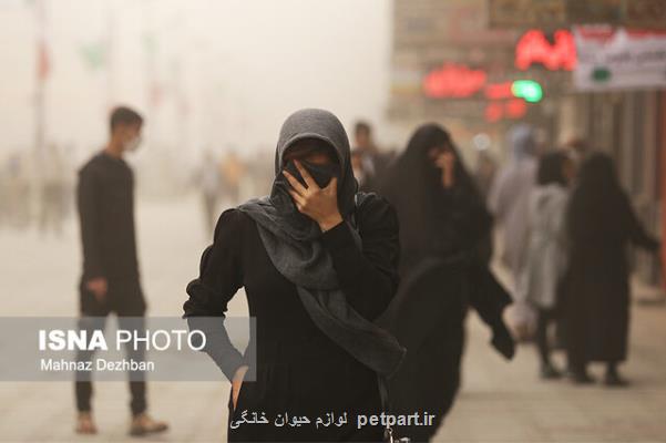 تداوم گرد و خاك در بعضی نقاط