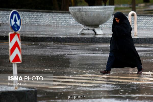 بارش پراكنده باران در 9 استان كشور