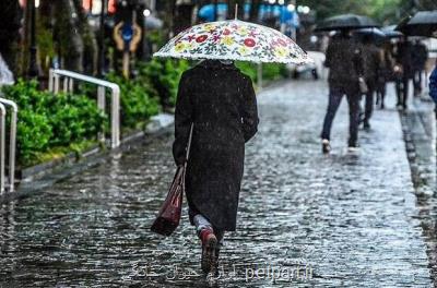 آغاز بارندگی در استان های شمالی