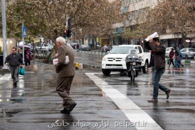 كاهش ۴ تا ۷ درجه ای دما در بعضی استانها