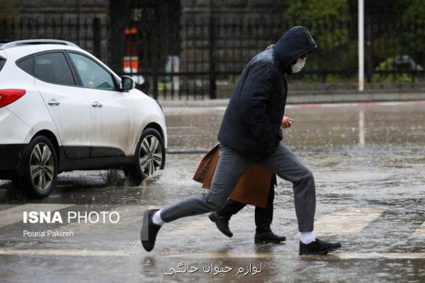 بارش شدید باران در ۱۱ استان كشور