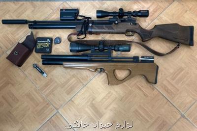 شكار پرندگان در پارك بسطام