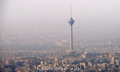 هوای تهران در وضعیت ناسالم قرار دارد